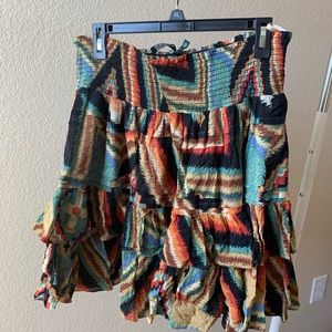 Lauren Ralph Lauren Multicolored Print Skirt